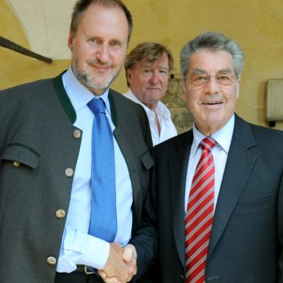 Mit Bundespräsident Dr. Heinz Fischer